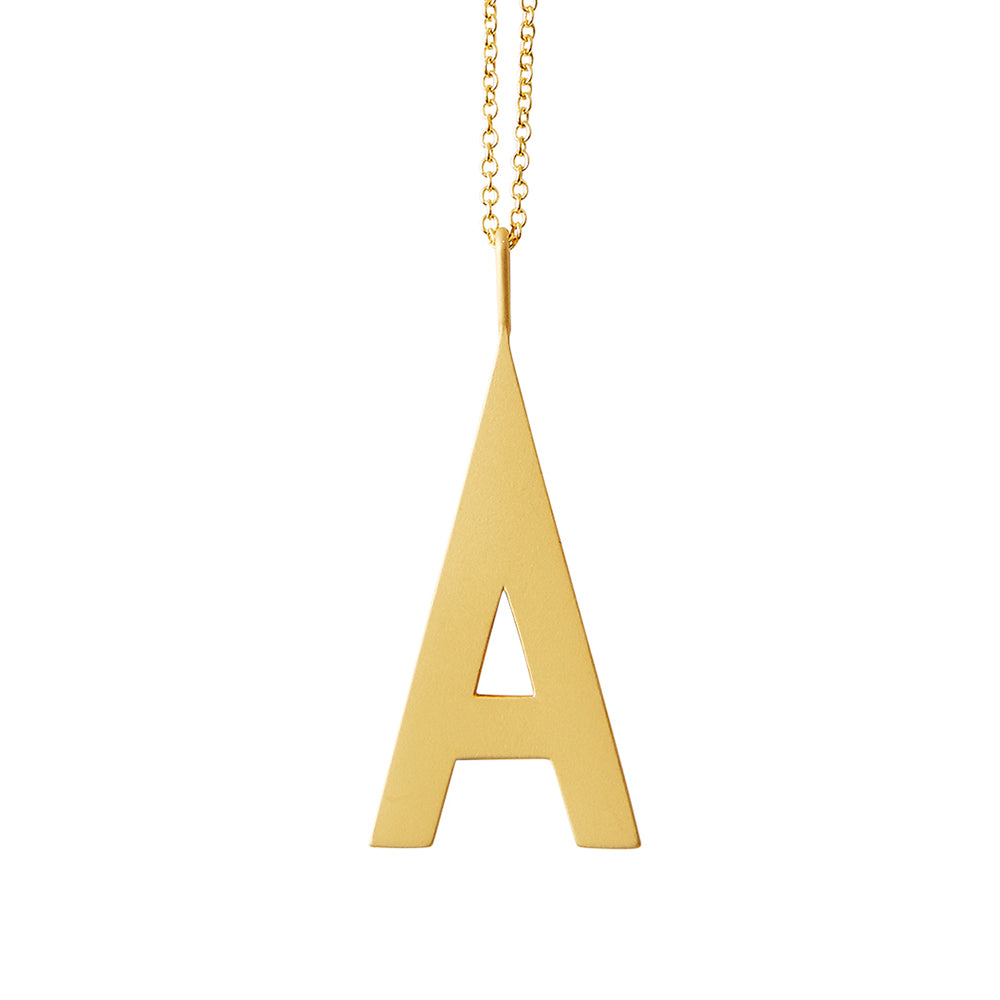 Design Letters Design Letters Archetypes vedhæng, forgyldt - 30 mm. - Bahne